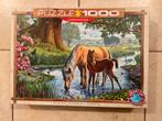 Puzzel 1000 stukjes Eurographics “The Fell Ponies”, Ophalen of Verzenden, 500 t/m 1500 stukjes, Zo goed als nieuw, Legpuzzel