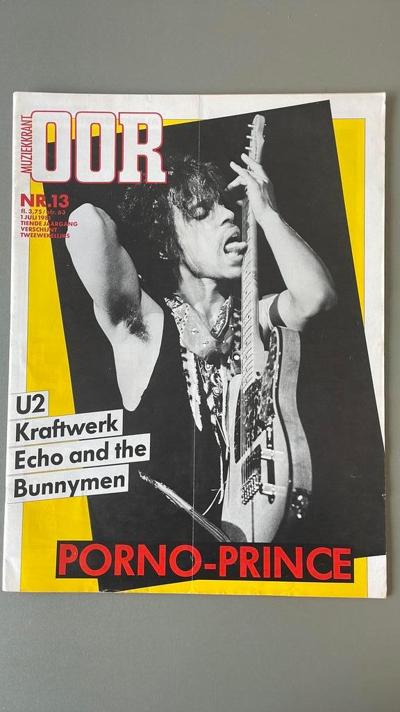 Muziekkrant OOR 1981 nr13 met Prince, Boeken, Tijdschriften en Kranten, Gelezen, Muziek, Film of Tv, Ophalen of Verzenden