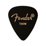Fender 351 Thin - Plectrum set 1980351706 black 12-pack, ., Nieuw, Ophalen of Verzenden, .