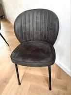 Vier mooie eetkamerstoelen - bruin/antraciet, Ophalen of Verzenden, Zo goed als nieuw, Bruin, Vier