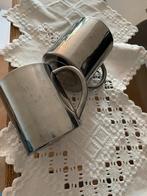 2 grote RVS mok mokken beker bekers, Huis en Inrichting, Keuken | Servies, Ophalen of Verzenden, Kop(pen) en/of Schotel(s)