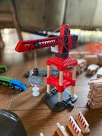 Houten treinspoortjes, treintjes, bouwplaats voertuigen etc., Kinderen en Baby's, Speelgoed | Houten speelgoed, Ophalen, Gebruikt