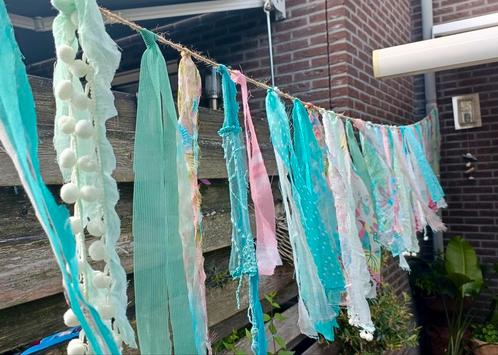 Ibiza linten slinger 6 mtr, Hobby en Vrije tijd, Feestartikelen, Nieuw, Versiering, Geboorte of Huwelijk, Ophalen of Verzenden