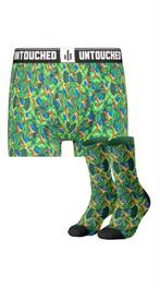 Boxer en sokken kado set los of in partij, Kleding | Heren, Ondergoed, Slip, Blauw, Onbekend, Ophalen of Verzenden