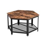 Vasagle Hexagon Salontafel LCT16X, Minder dan 50 cm, Nieuw, Minder dan 50 cm, Ophalen of Verzenden