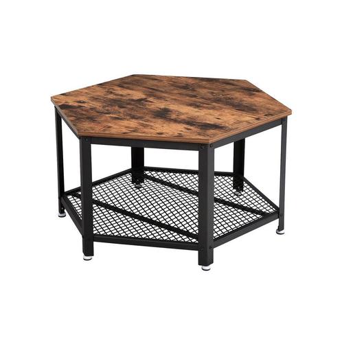 Vasagle Hexagon Salontafel LCT16X, Huis en Inrichting, Tafels | Salontafels, Nieuw, Minder dan 50 cm, Minder dan 50 cm, Minder dan 50 cm