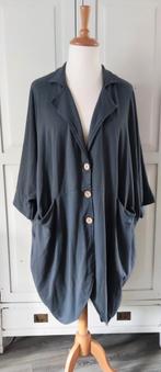 Made in Italy grijs lang vest maat 52 Nieuw!, Made in Italy, Trui of Vest, Nieuw, Ophalen of Verzenden