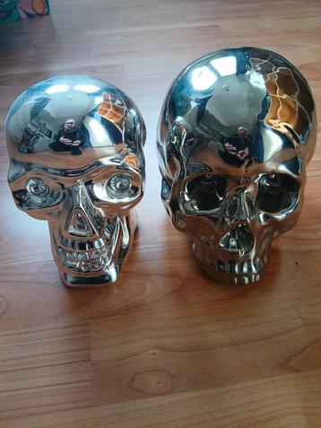 Skull Spaarpotten - Zilverkleurig beschikbaar voor biedingen