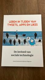 Leren in tijden van tweets, apps en likes, Boeken, Sociale wetenschap, Ophalen of Verzenden, Zo goed als nieuw, Sibrenne Wagenaar; Joitske Hulsebosch