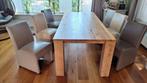 Eikenhouten Tafel - Robuust & Stijlvol, Huis en Inrichting, Tafels | Eettafels, Ophalen, Gebruikt, 100 tot 150 cm, Eikenhout