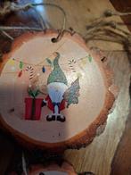 Kersthanger gnoom groene muts, pakje en boom, Ophalen of Verzenden