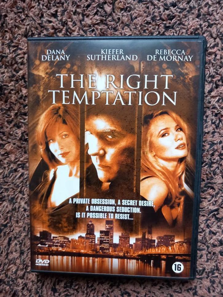 DVD The Right Temptation Kiefer Sutherland, Cd's en Dvd's, Dvd's | Thrillers en Misdaad, Zo goed als nieuw, Vanaf 16 jaar, Ophalen of Verzenden
