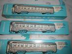 Märklin 4076 3x, Frankrijk, INOX rijtuigen met verlichting, Wisselstroom, Treinset, Ophalen of Verzenden, Zo goed als nieuw