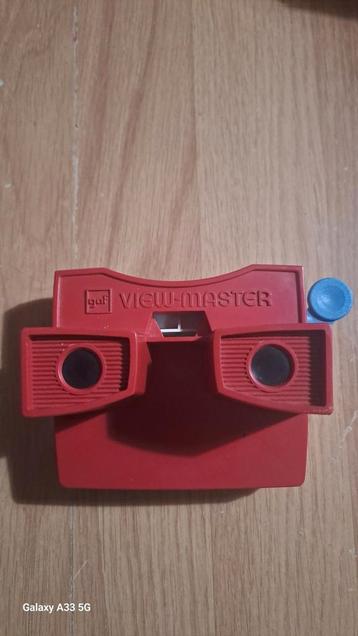Vintage GAF View-Master viewmaster rood wit blauw beschikbaar voor biedingen