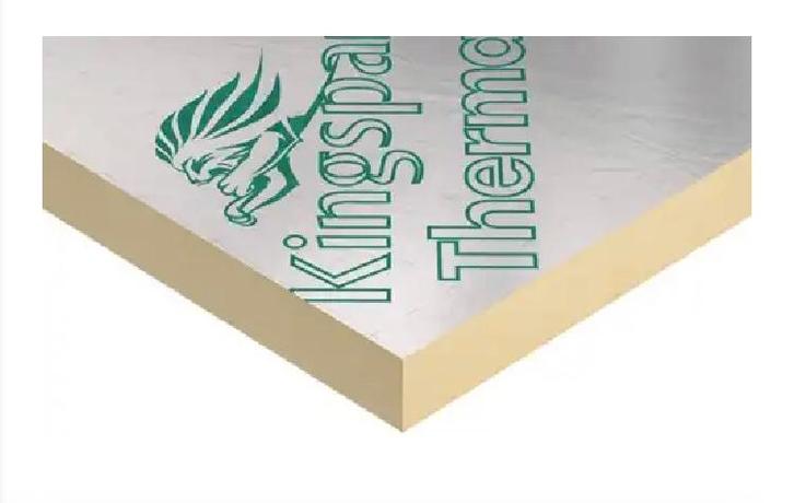 Kingspan pir isolatie 7.5 m2 80 mm dik alu, rc 3,6, Doe-het-zelf en Verbouw, Isolatie en Afdichting, Nieuw, Dakisolatie, Hardschuim (Pir)