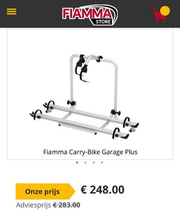Fiamma Carry-Bike Garage Plus fietsendrager zgan  beschikbaar voor biedingen