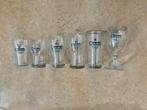 Bierglazen Heineken voor verzamelaar, 6 stuks verschillend, Verzamelen, Biermerken, Ophalen, Zo goed als nieuw, Glas of Glazen
