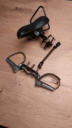 Zadel op stang voor herenfiets, Fietsen en Brommers, Fietsaccessoires | Fietsstoeltjes, Ophalen, Gebruikt