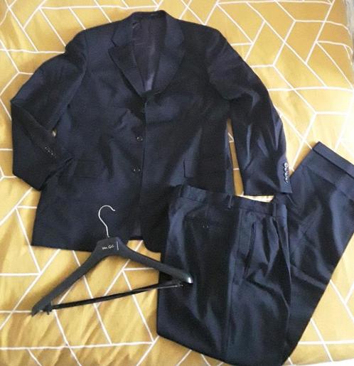 KOSTUUM/PAK donkerblauw "VAN GILS" 106/44L - voor lange man!, Kleding | Heren, Kostuums en Colberts, Zo goed als nieuw, Maat 56/58 (XL)