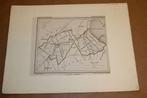 Antieke handgekleurde kaart - Gemeente Nieuwolda - 1862 !!, Boeken, Atlassen en Landkaarten, Gelezen, Ophalen of Verzenden, Landkaart