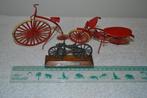3 Oude metalen modellen fietsjes voor poppenhuis NR 7341, Ophalen of Verzenden, Zo goed als nieuw, Poppenhuis
