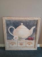 Leuke theepot voor aan de muur., Ophalen, Gebruikt, 50 tot 75 cm, Schilderij