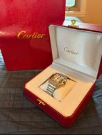 Cartier Santos, Sieraden, Tassen en Uiterlijk, Staal, Staal, Polshorloge, Zo goed als nieuw