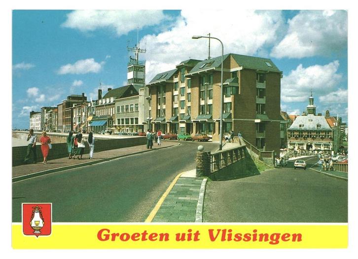 975309	Vlissingen	Boulevard De Ruyter	Nette oude kaart Onbes, Verzamelen, Ansichtkaarten | Nederland, Ongelopen, Zeeland, 1960 tot 1980