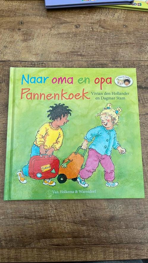 Vivian den Hollander - Naar oma en opa Pannenkoek, Boeken, Kinderboeken | Baby's en Peuters, Zo goed als nieuw, Ophalen of Verzenden