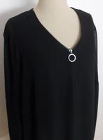 Aparte zwarte stoere tuniek van Doris Streich! 46, Verzenden, Zo goed als nieuw, Maat 46/48 (XL) of groter, Zwart