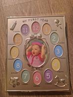 Mijn Eerste Jaar Fotolijst - Zilverstad - silver coated, Ophalen of Verzenden, Zo goed als nieuw, Wanddecoratie
