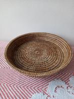 Rattan schaal op voet, Antiek en Kunst, Ophalen of Verzenden