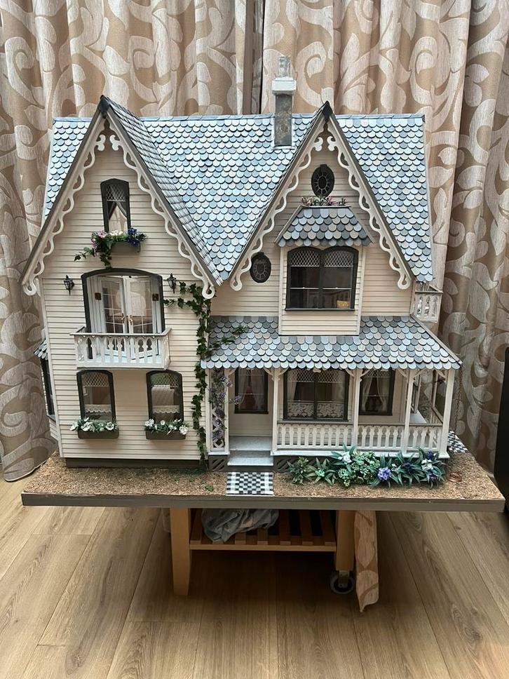 Prachtig poppenhuis volwassenen Greenleaf 1:12, Verzamelen, Poppenhuizen en Toebehoren, Zo goed als nieuw, Poppenhuis, Ophalen