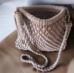 Mooie macramé tas in de kleur mokka, Ophalen of Verzenden, Nieuw, Bruin, Overige typen
