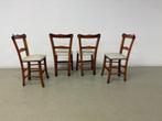 Set van 4 Griekse eetkamerstoelen, Ophalen, Klassiek / Eetkamerstoel, Gebruikt, Bruin