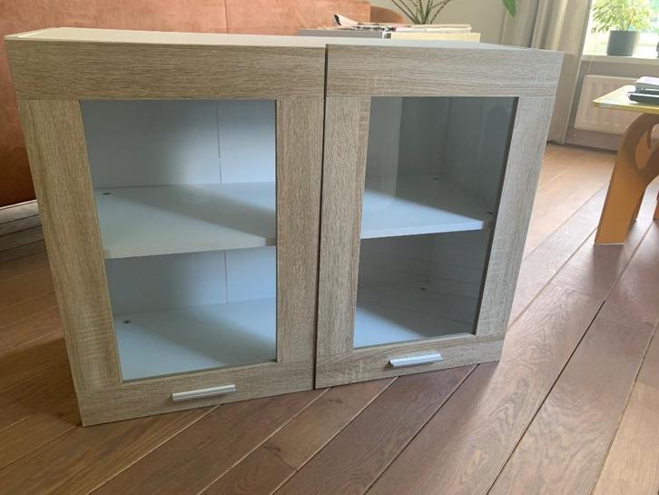 Wandkasten, Huis en Inrichting, Kasten | Wandmeubels, Zo goed als nieuw, Minder dan 100 cm, Minder dan 150 cm, 25 tot 50 cm, Overige houtsoorten
