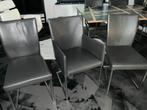 Design eetkamerstoelen Bert Plantagie, Ophalen, Gebruikt, Leer, Vijf, Zes of meer stoelen