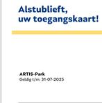2 x artis geldig tot 31/7, Twee personen, Cadeaubon, Overige typen