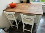 Keuken blok + stoelen, Huis en Inrichting, Keuken | Keukenelementen, Ophalen, Gebruikt, 25 tot 50 cm, Minder dan 100 cm