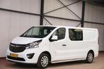 Opel Vivaro 1.6 CDTI L2H1 DC DUBBEL CABINE MET TREKHAAK, Auto's, Bestelauto's, Voorwielaandrijving, Gebruikt, Euro 6, 2000 kg