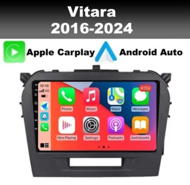 Suzuki Vitara 2016- radio navigatie android 15 apple carplay, Auto diversen, Autoradio's, Nieuw, Ophalen of Verzenden