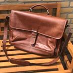 Plevier vintage Rundleer Anteaters 17 inch, Ophalen of Verzenden, 17 inch of meer, Zo goed als nieuw, Aktetas