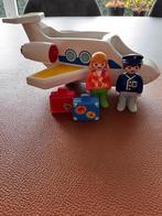 Playmobil 1.2.3 Passagiersvliegtuig, Ophalen of Verzenden, Gebruikt, Complete set