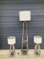 T.K. 2 Diga Colmore Tafellampen & 1 Vloerlamp, Huis en Inrichting, Ophalen, Gebruikt, Metaal, 100 tot 150 cm