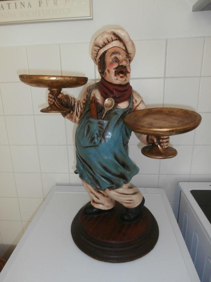 Nostalgische oude winkel/restaurant display kok, Antiek en Kunst, Curiosa en Brocante, Ophalen