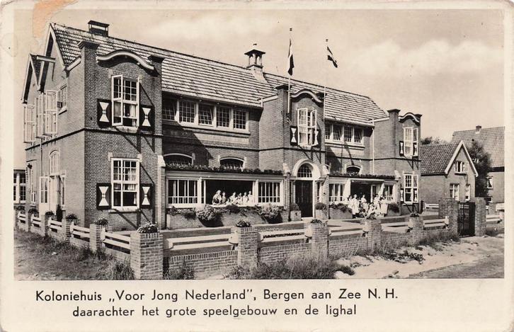 V69 Bergen aan Zee Koloniehuis voor jong Nederland, Verzamelen, Ansichtkaarten | Nederland, Gelopen, Noord-Holland, Ophalen of Verzenden