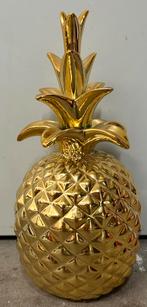 Ananas fruit goud kleurig woon kamer modern sier decoratie, Huis en Inrichting, Ophalen of Verzenden, Zo goed als nieuw