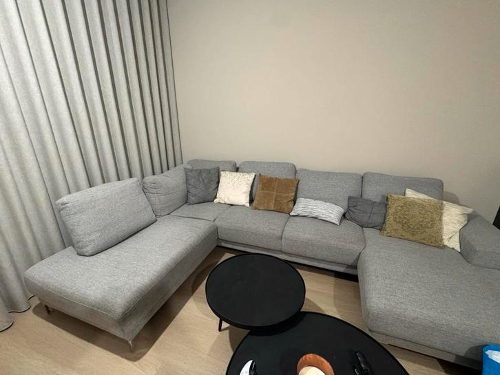 Bank te koop - Ophalen zaterdag!, Huis en Inrichting, Banken | Bankstellen, Gebruikt, Hoekbank, Vierpersoons of meer, 300 cm of meer