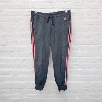 Adidas Broek Maat L Grijs Roze Joggingbroek beschikbaar voor biedingen