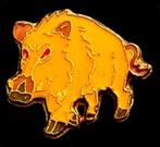Wildzwijn pin, Verzamelen, Dierenverzamelingen, Verzenden, Nieuw, Overige soorten, Overige typen